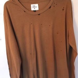 Distressed long Sleeve Tee
